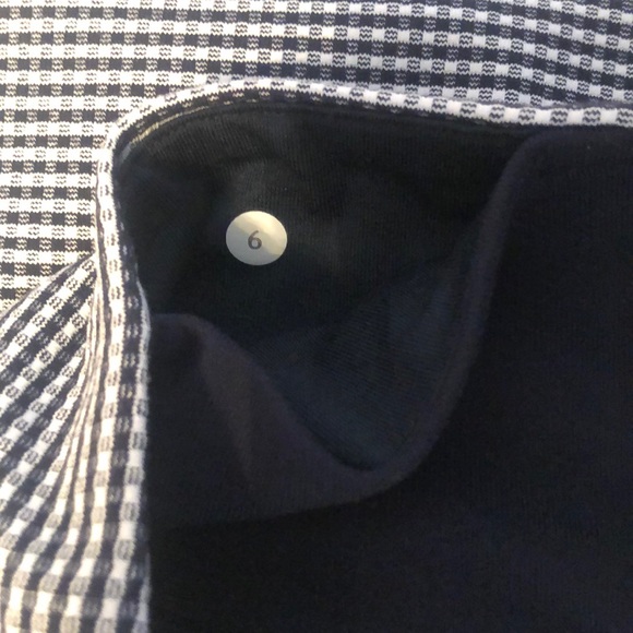 9/10 Excellent Condition Gingham Luon White Black - Picture 2 of 7